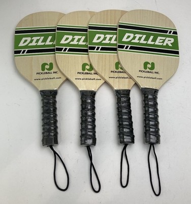 Diller Pickleball Wood Paddles Lot of 4 New