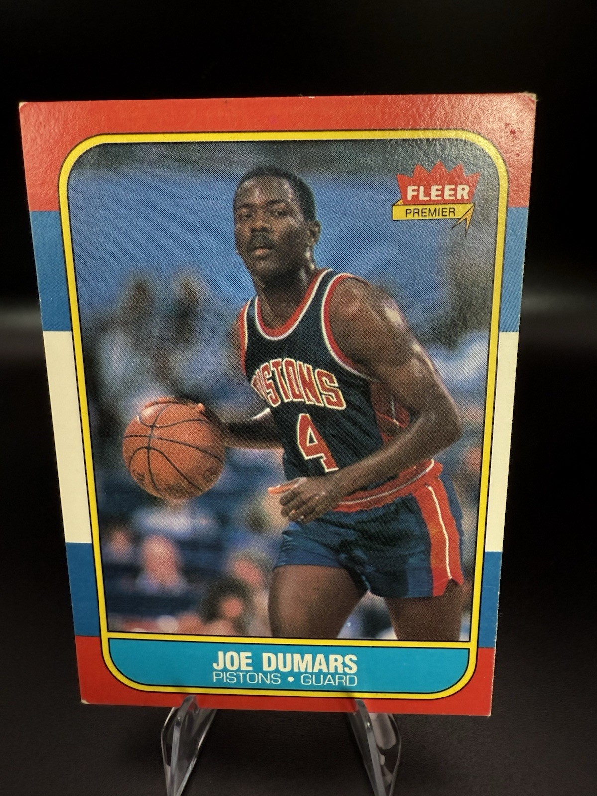 1986-87 Fleer - Joe Dumars #27 (RC)