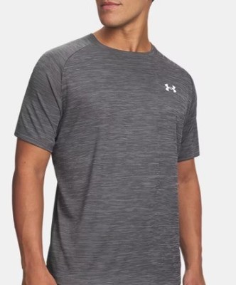 Under Armour Ua Tech Textured Castlero T-Shirt M/M Grau Herren 1382796 026
