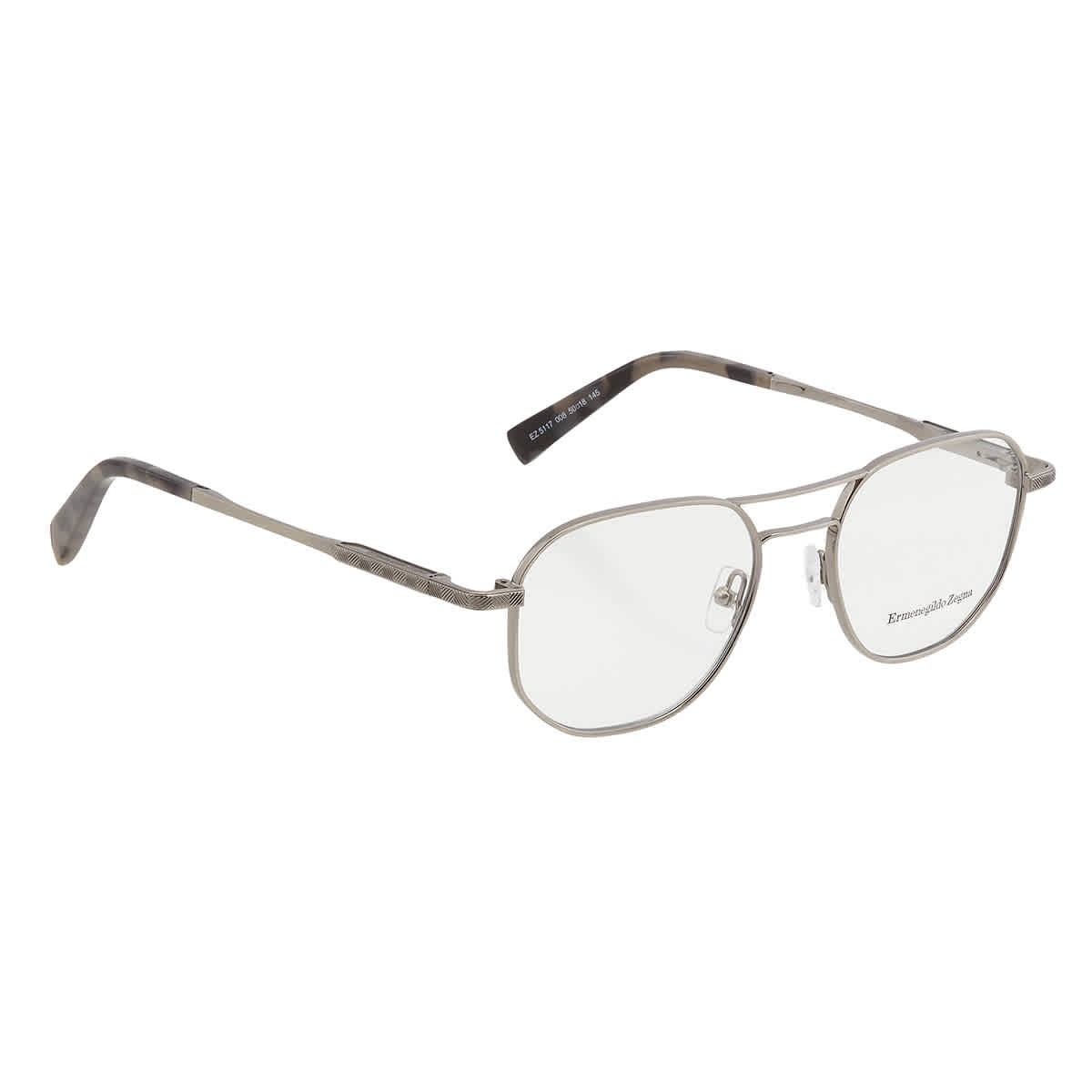 Демонстрационные мужские очки Ermenegildo Zegna Demo Pilot EZ5117 008 50 18 145 16890₽