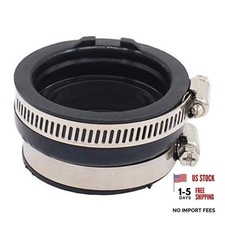 Carburetor Intake Manifold Boot Carb Joint Adapter w/Clamp