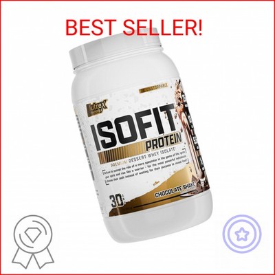 Nutrex Research IsoFit Chocolate Whey Isolate Protein Powder 100% Whey Protein I