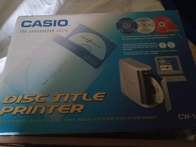 Casio Disc Title Printer CW-100 *