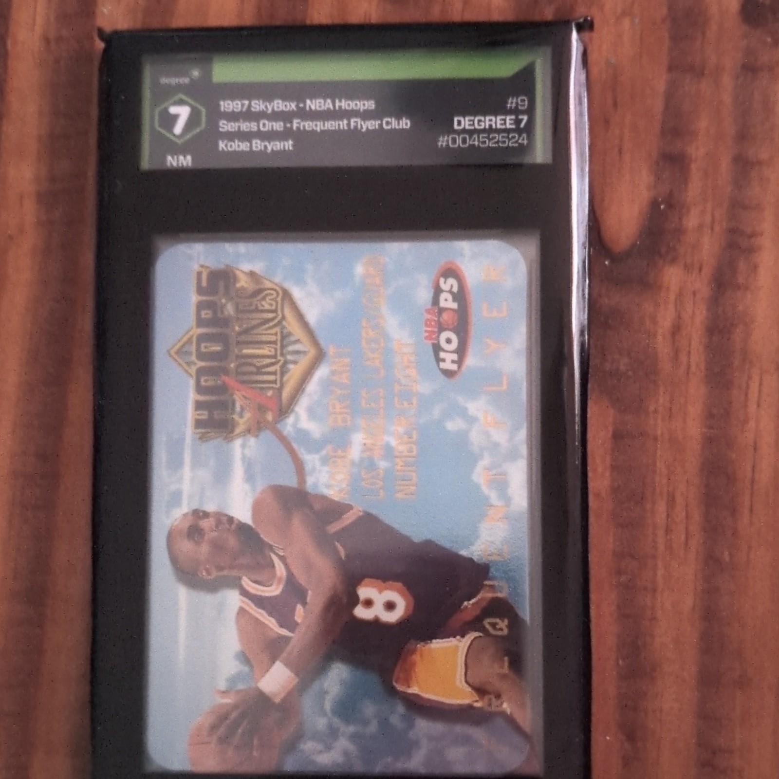 Kobe Bryant 1997 Hoops #9 Frequent Flyer Club Price Guide - Sports