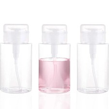 3-Pack: Push Down Empty Pump Dispenser Bottle