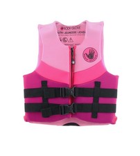 Body Glove Youth Neoprene PFD Life Jacket and Vest, Girl, 55-88 lbs Pink/Purple