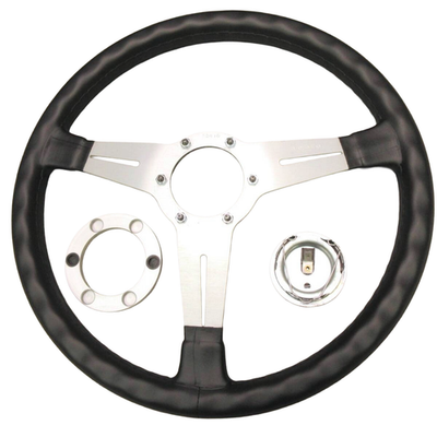 NARDI Classic Leather Steering Wheel 360mm Silver JDM Mazda MX5