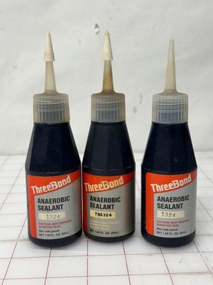 Lot of 3 ThreeBond Anaerobic Thread Lock Sealant 50ml Bottle (1324A50C-US)