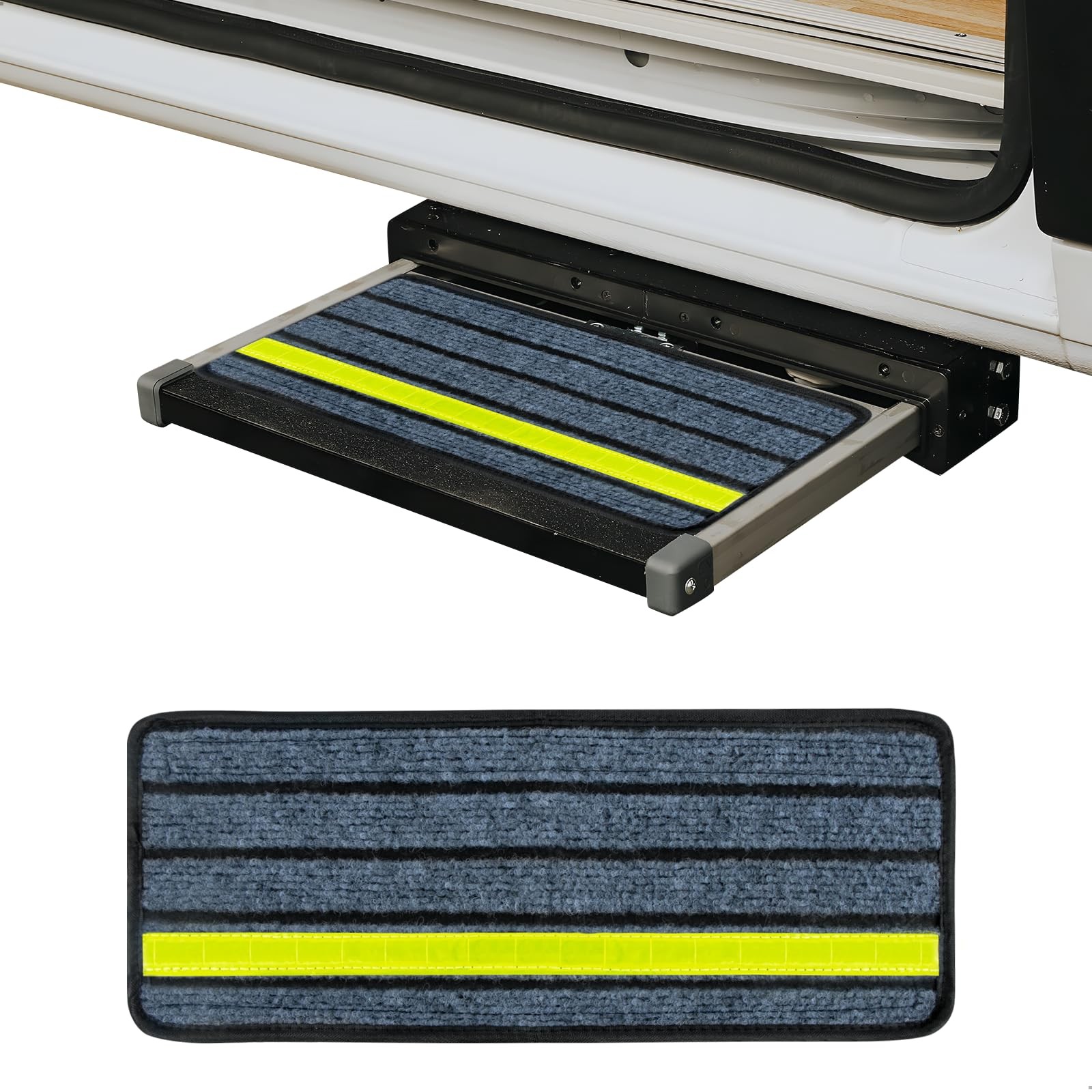 Tapis de marche pour camping car anti glisse pour sécuriser l'entrée