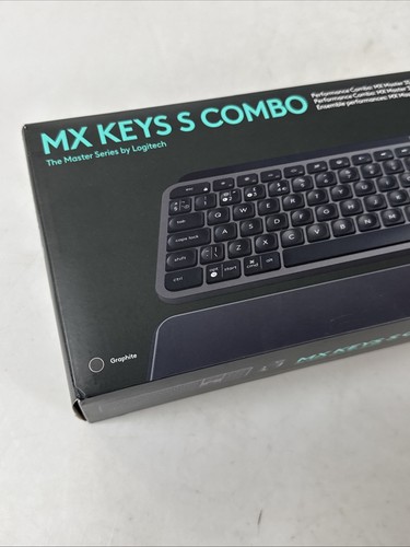 Logitech MX Keys S Combo: Graphite UK inglese (Qwerty) - nuovo di zecca - Foto 3 di 24