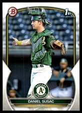 Daniel Susac 2023 Bowman #BP-5 Athletics MLB READ FREE SHIPPING AutographDen