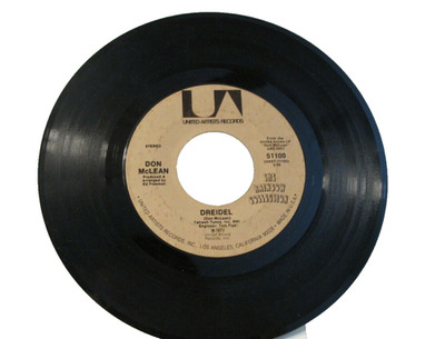 45 RECORD - DON MCLEAN - DREIDEL          