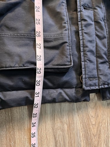 Timberland Heavy Hooded Faux Winter Coat • Unisex Black XS - Picture 4 of 7
