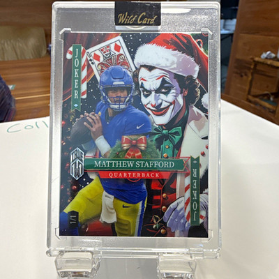 Wild Card 2025 Joker's Wild Matthew Stafford Detroit Lions TRUE 1/1