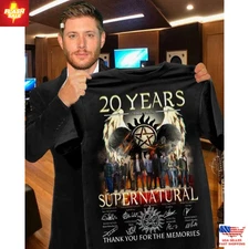 Trending Supernatural Anniversary 2005- 2025 T-Shirt All Size S-4XL Fan gift