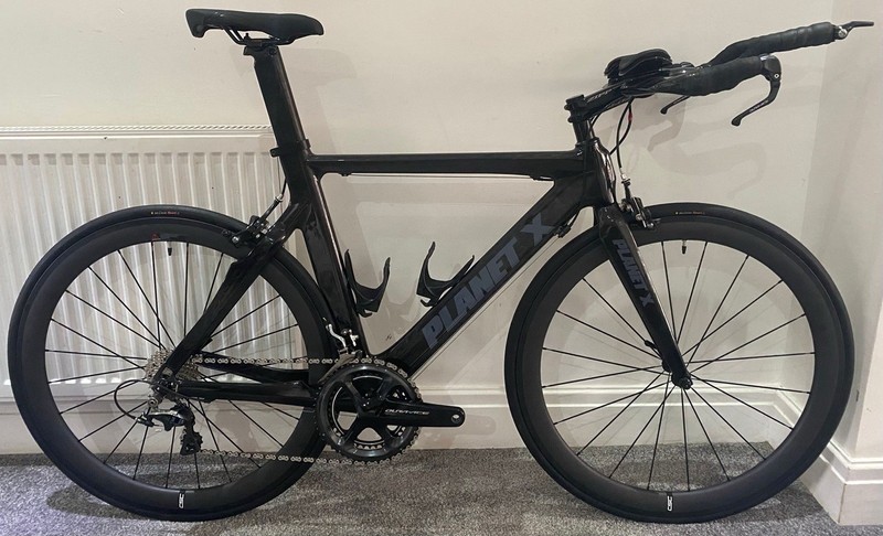 Planet X Stealth Pro Carbon TT / Time Trial / Triathlon Bike Shimano Dura Ace