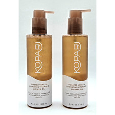 2x Kopari Toasted Vanilla Hydrating Vitamin C Shower Oil 8.45 oz ea - NEW
