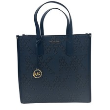 Michael Kors Blue Maple Large Tote Bag