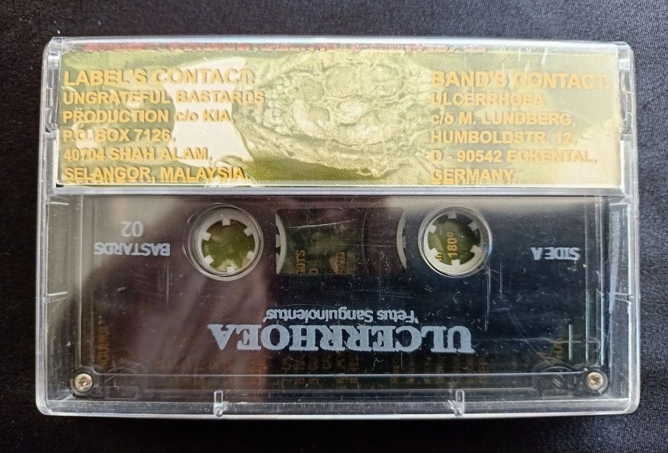 Ulcerrhoea : Fetus Sanguinolentus + Promo ( Cassette Tape ) - Image 2 of 4