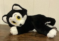 HTF Rare Vintage The Disney Store Figaro The Cat Pinocchio Bean Bag Plush Toy