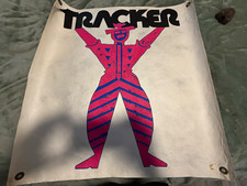 Tracker trucks skateboard Poster/Banner w/ Grommets, Pink & Blue Graphic