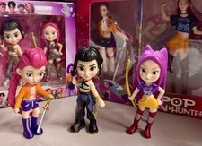 3PCS Cosplay Kpop Demon Hunters Dolls Moveable Joint Collectible Figure Toy