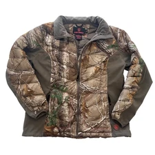 Game Winner Ladies Realtree Camo Down Puffer Jacket Insulated Warm Outdoor XL