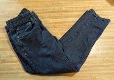 Lee Boys Size 8 cotton blend adjustable waist dark wash skinny fit Blue jeans