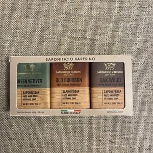 Saponificio Varesino Seifen-Set Mineral Scrub Kaffee – 3 X 100 G, Mit Mikronisiertem Silica