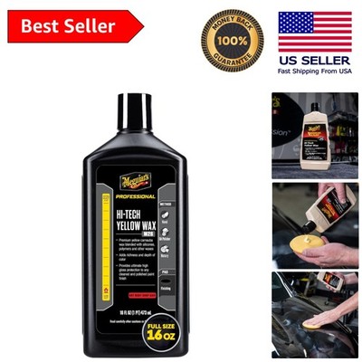 M2616 Mirror Glaze Yellow Wax - 16 Oz Liquid for Durable Paint Protection