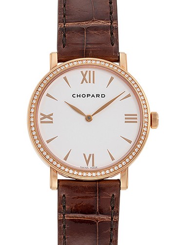 Chopard Classic 173154-5201 Rose Gold 35mm Diamond Mechanical (Manual) #KMW824