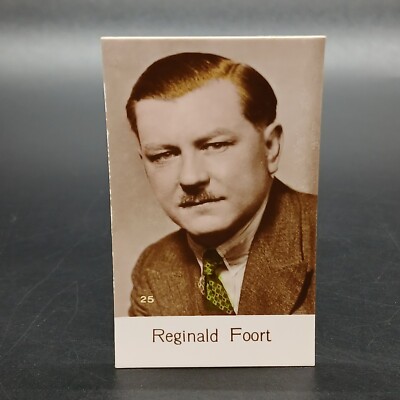 1936 C&T Bridgewater Radio Stars #25 Reginald Foort Rare Vintage Photo Card