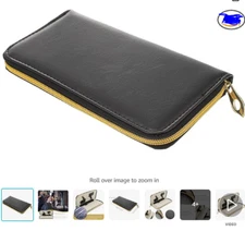 HAIR SCISSOR POUCH HOLDER FOR STYLIST TOOL BAG PU LEATHER