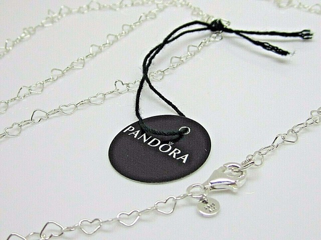 2019 Pandora Joined Hearts Necklace Chain Links 397961 Christmas