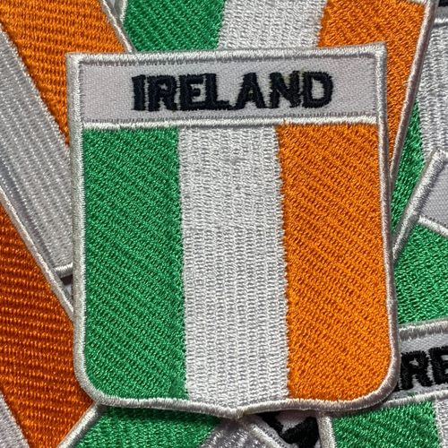 Escudo Irlanda Bandera País Nombre Insignia Hierro en Coser en Parche Bordado - Imagen 2 de 4