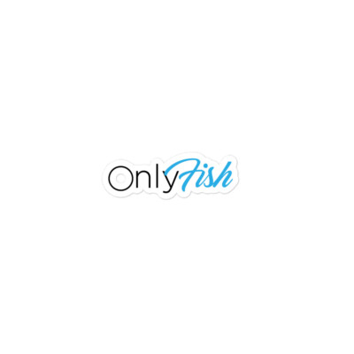 Only Fish Awesome Bumper Sticker For Cars and More Funny Bubble-free stickers