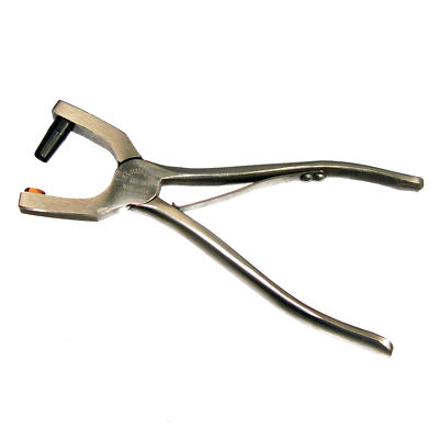CS Osborne No. 153-10 - Spring Punch Forged Steel Leather Hole Punch #10 (5/16'')