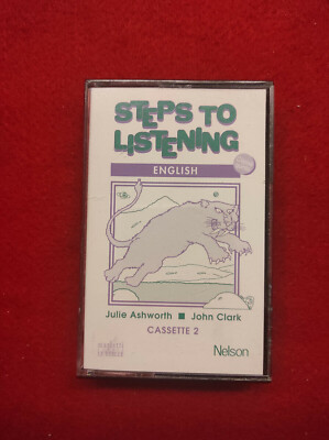 CASSETTA STEPS TO LISTENING JULIE ASHWORTH JOHN CLARK CASSETTE 2 NELSON ENGLISH