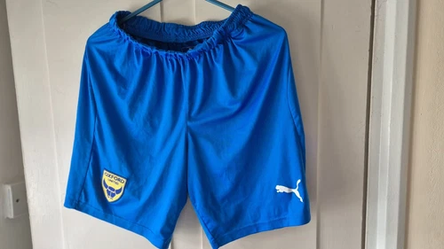 Oxford United Training Shorts - Blue - Size Small