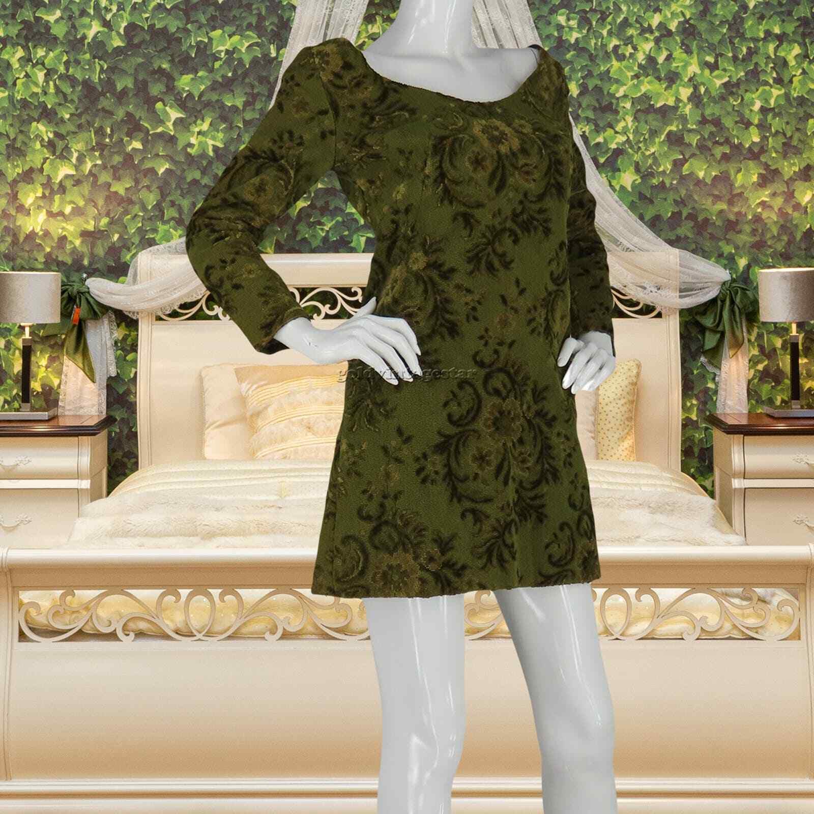 60s 70s Vintage Cottagecore Heavy Carpet Tapestry Rug… Gem