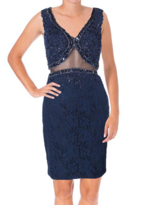 jovani navy beaded dress Jovani 36749 Halter Crystal Beaded Prom Dress HOT-PINK / 10