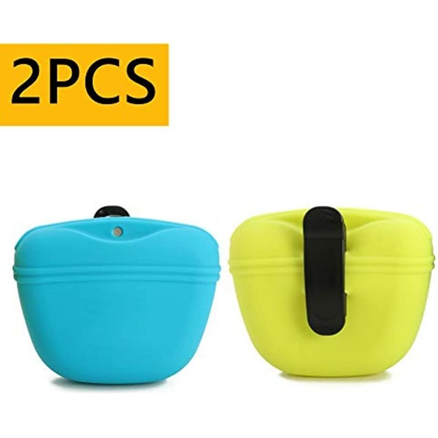 Silicone Dog Treat PouchSmall Training BagPortable Leash With