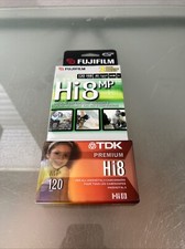 Lot of 3 Sealed Hi8 Video Tapes TDK Premium Hi8 120min And Fujifilm Hi 8mp