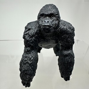 Safari Ltd Black Gorilla Monkey Animal Toy Figure 1990 6" Vintage