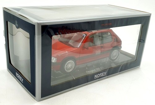 Norev 1/18 Scale Diecast 184846 - Peugeot 205 GTi 1.9 PTS Deco 1991 - Red - Picture 5 of 5