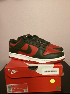 Nike Dunk Low Retro Cargo Khaki Mystic Red Freddy Krueger