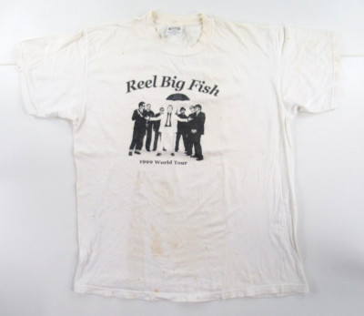 Vintage Reel Big Fish 1999 Around the World Tour T Shirt by Tultex Size XL #VT70