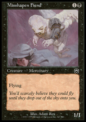 Magic the Gathering MTG Misshapen Fiend (147) Mercadian Masques   LP
