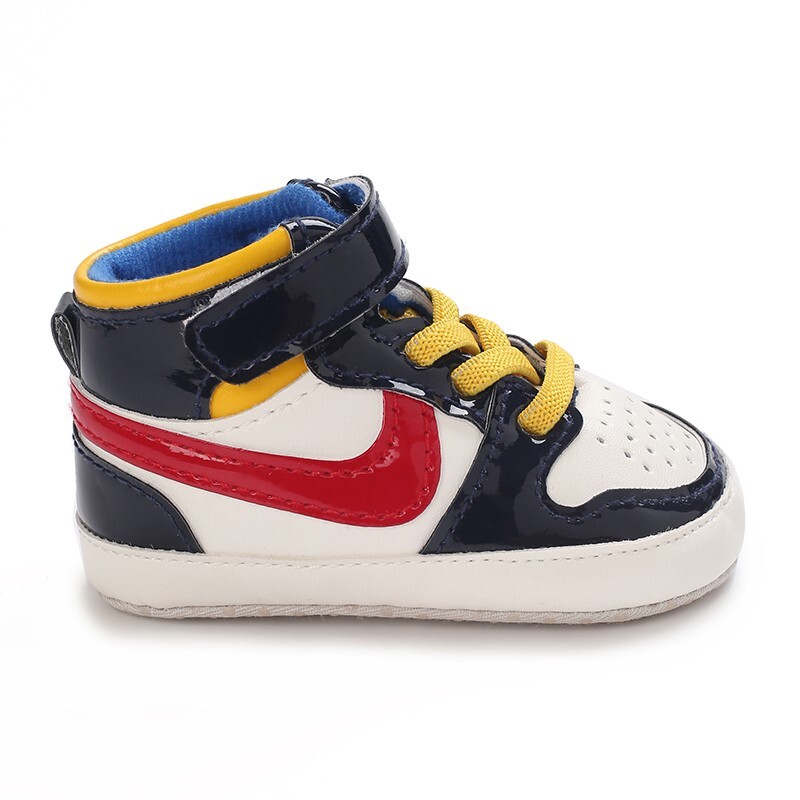 Infant Sneakers Boy Girl Baby Sport Hard Rubber Sole Toddler Shoes Size 0-18M