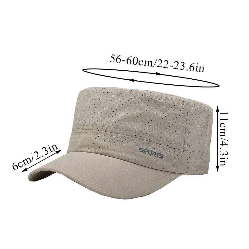 APL Cappello militare retrò cotone berretto baseball piatto camionista tinta unita uomo 